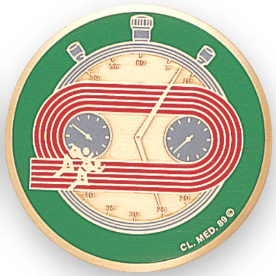 Track Medal Insert (Etched)