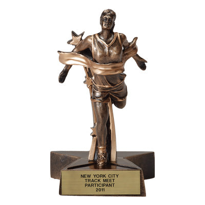 Girls Resin Track Trophy