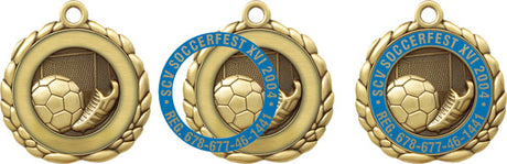 Track Custom Ring Medal