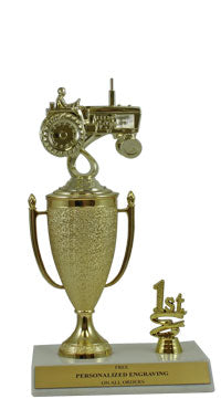 Tractor 1st, 2nd and 3rd Place Award Cup Trophy