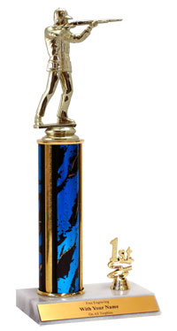 Trap Shooting 1st, 2nd and 3rd Place Trophy
