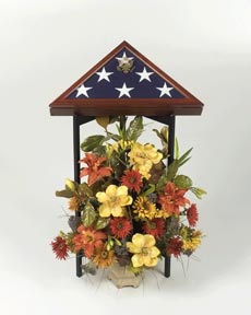Tri-Column Flag Display Stand