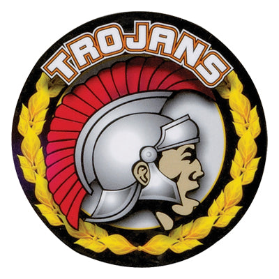 Trojans Medal Mascot Medal Insert