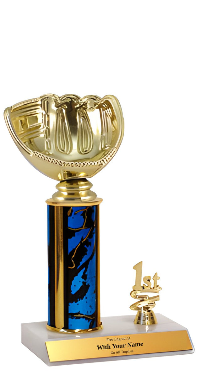 Softball Glove 1st, 2nd and 3rd Place Trophy