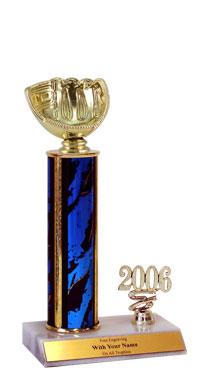 Baseball Glove 2026 Year Trim Trophy