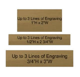 Trophy Name Plate