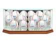 Twelve Baseball Glass Display Case