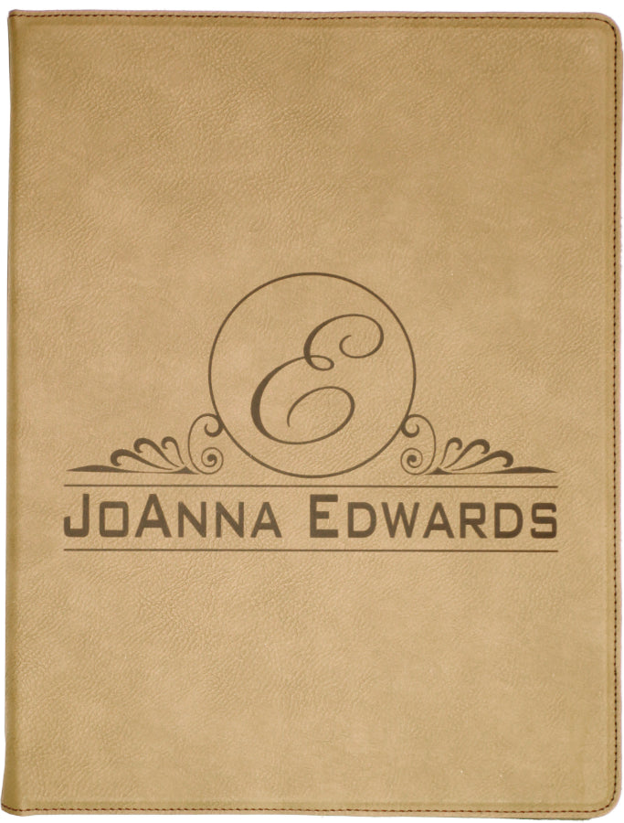 Laserable Leatherette Portfolio