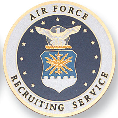 USAF Recruiting Service Medal Insert (Etched)