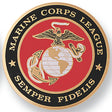 USMC League Semper Fidelis Medal Insert (Etched)