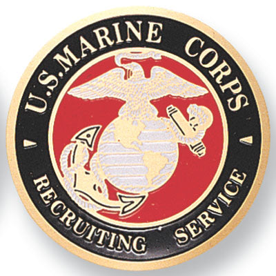 USMC Recruiting Service Medal Insert (Etched)
