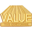 Value The Customer Lapel Pin