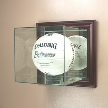 Volleyball Display Case (Glass, Wall-Mounted)