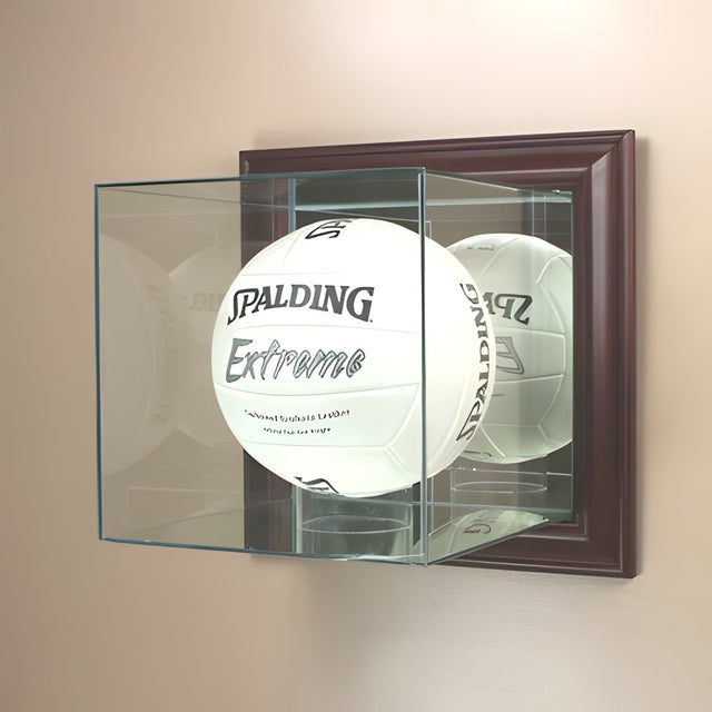 Volleyball Display Case (Glass, Wall-Mounted)