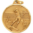 1 1/4" Budget Volleyball Medal