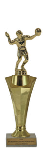 Volleyball Star Column Trophy