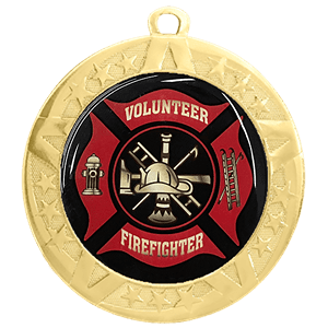 Volunteer Firefighter Gold Medal