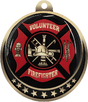 Volunteer Firefighter Insert Medal