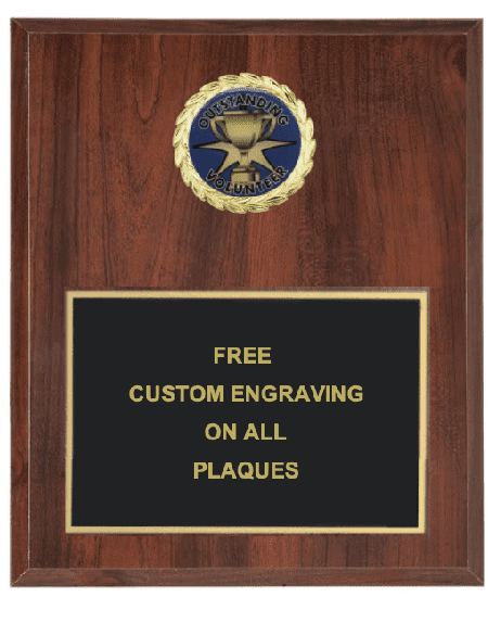 Volunteer Insert Plaque