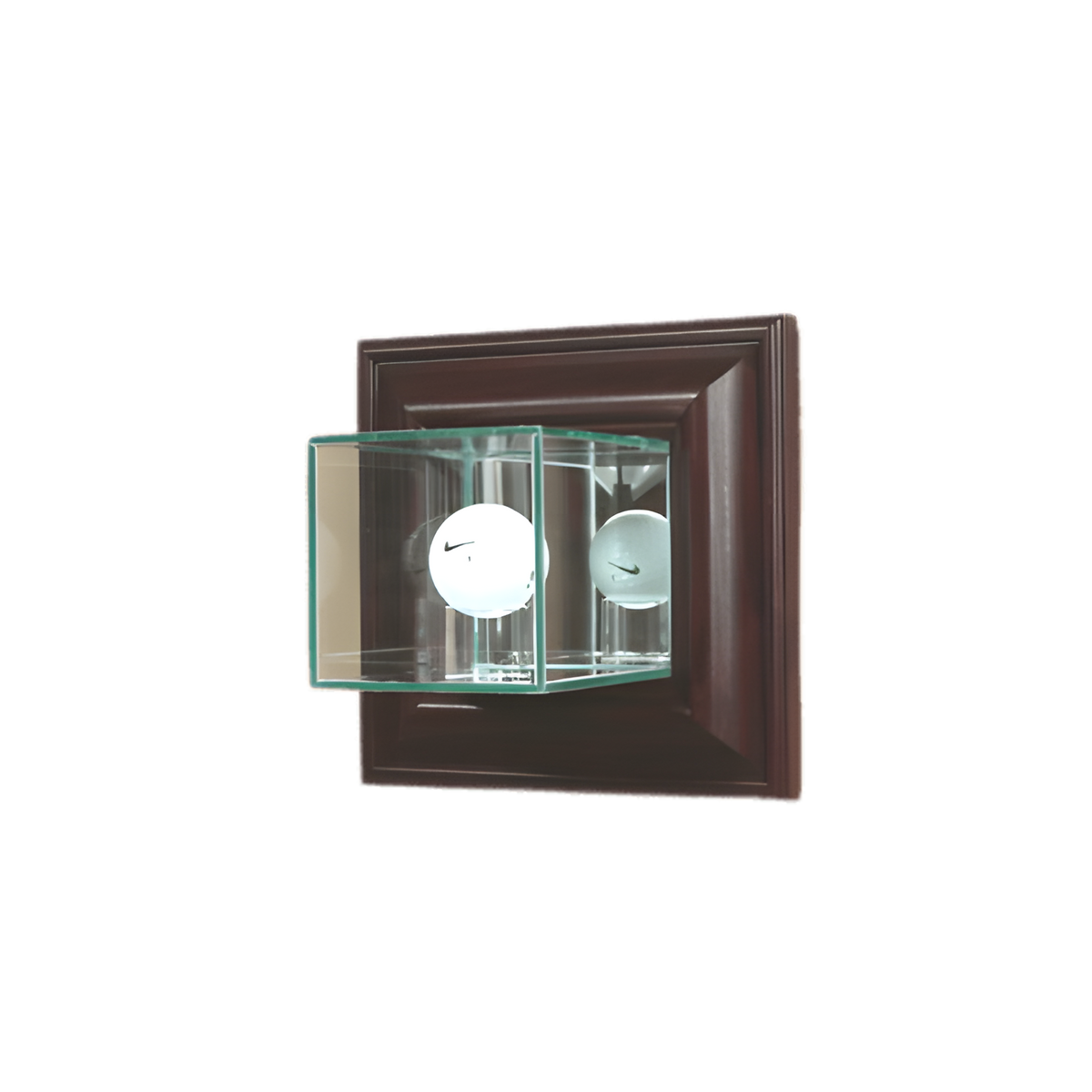 Wall Mounted Glass Golf Ball Display Case