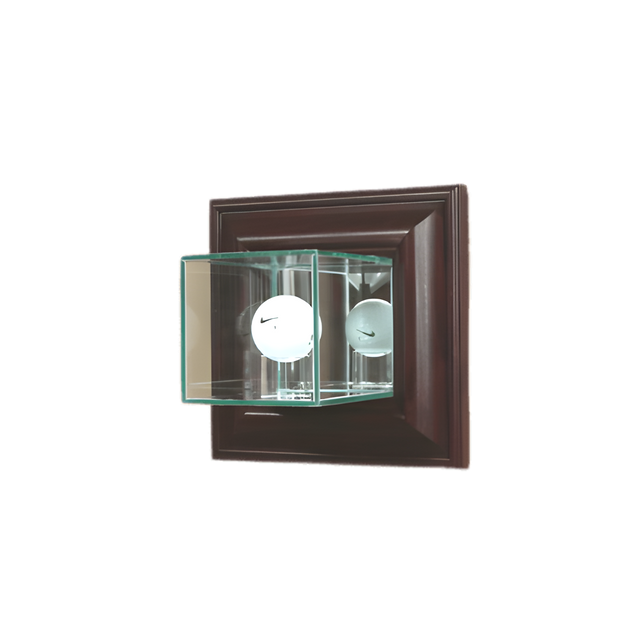 Wall Mounted Glass Golf Ball Display Case