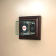 Wall Mounted Single Puck Glass Display Case