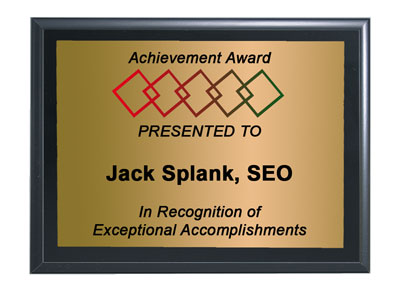Black Wall Plaque - 10" x 8"