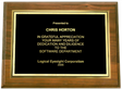 10" x 8" Walnut Award Plaque