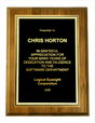 8" x 10" Walnut Award Plaque