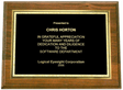 9" x 7" Walnut Award Plaque