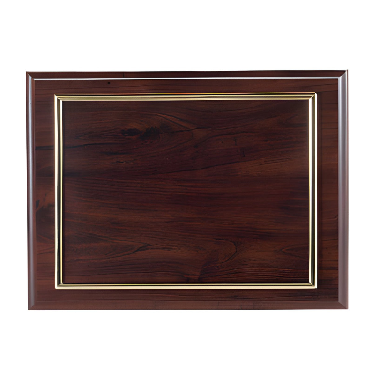 Walnut Finish Certificate Plaque - 8 1/2" x 11"