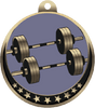 Weightlifting Insert Medal