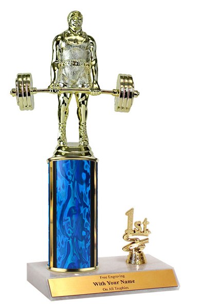Weightlifting 1st, 2nd and 3rd Place Trophy