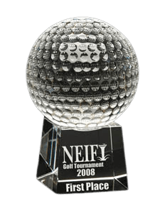 Westminster Crystal Golf Awards (3 Sizes)