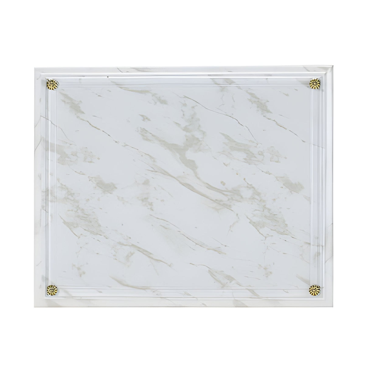 White Diploma Plaque - Fits 8 1/2 x 11 Certificate