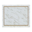 White Certificate Holder - Gold Frame