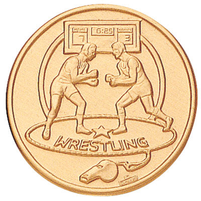 (507405) Litho Wrestling Medal Insert