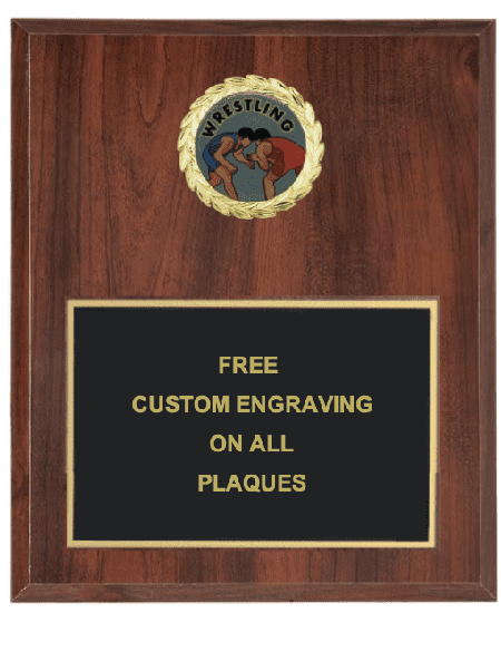 Wrestling Insert Plaque