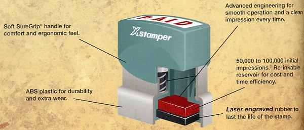 Xstamper Custom Rubber Stamps