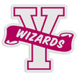 Y-Shaped Mascot Badge with Choice of Back